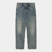 CARHARTT WIP -  SINGLE KNEE PANT BLUE WORN USED WASH -  Klubb