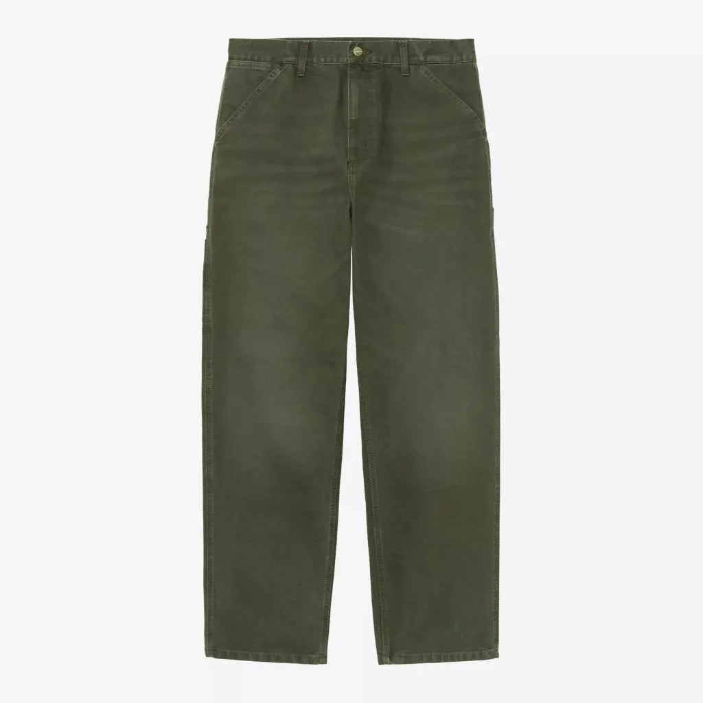 CARHARTT WIP -  SINGLE KNEE PANT OLIVE STONE CANVAS -  Klubb