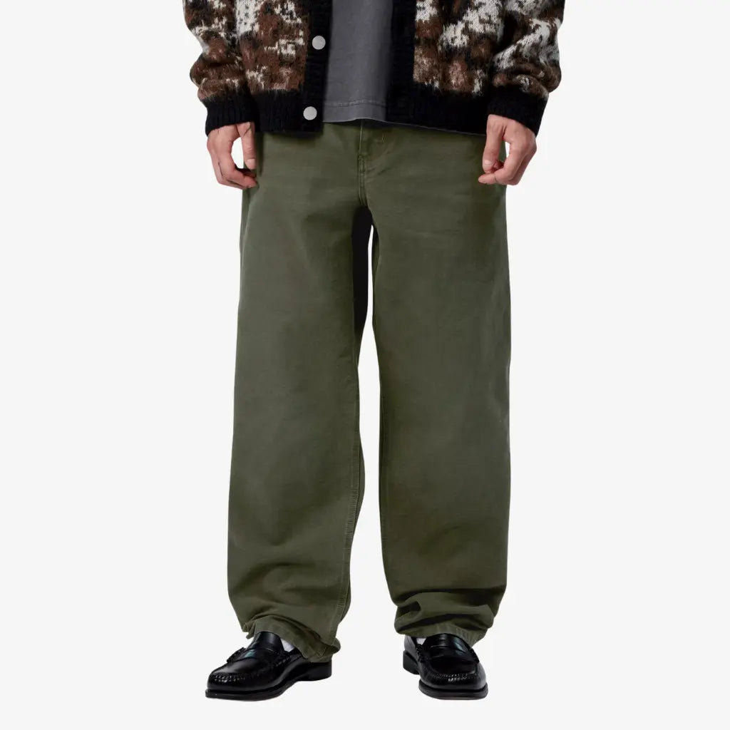 CARHARTT WIP -  SINGLE KNEE PANT OLIVE STONE CANVAS -  Klubb