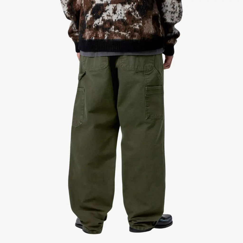 CARHARTT WIP -  SINGLE KNEE PANT OLIVE STONE CANVAS -  Klubb