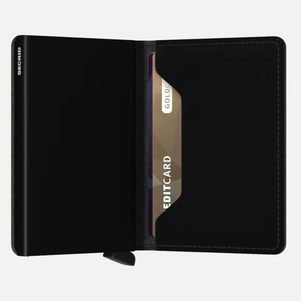 Slimwallet - Matte Black - Secrid - détail 2