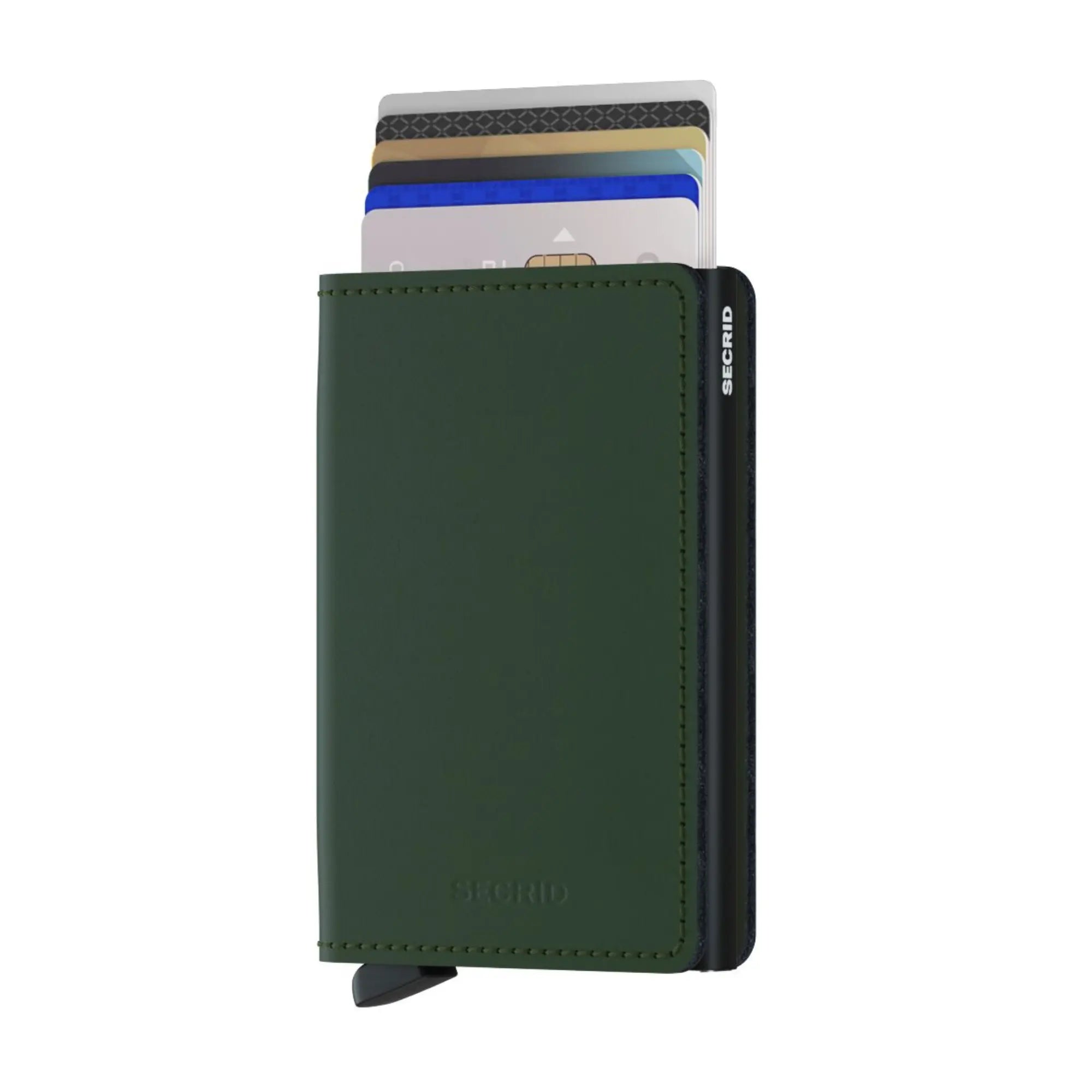 SLIMWALLET - MATTE GREEN & BLACK