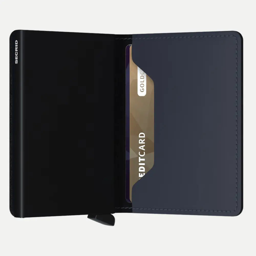 Slimwallet - Matte Nightblue - Secrid - détail 2