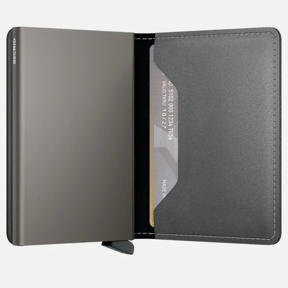 Slimwallet - Matte Satin Steel - Secrid - détail 2