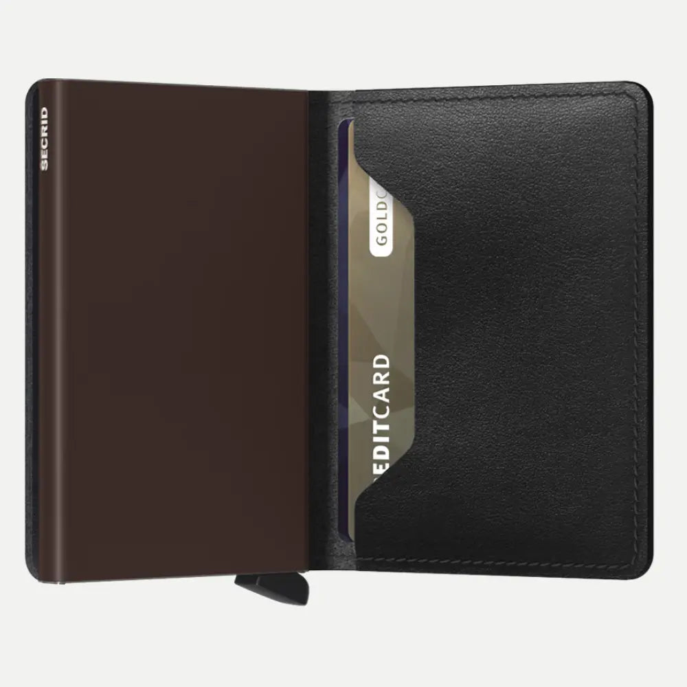 Slimwallet - Original Black et Brown - Secrid - détail 2