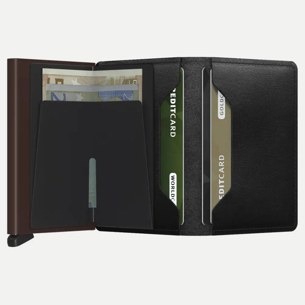 Slimwallet - Original Black et Brown - Secrid - détail 3