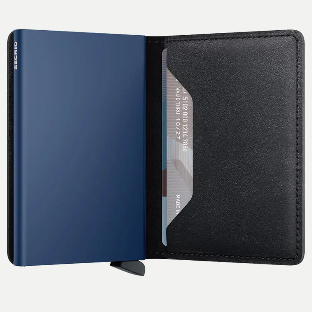 Slimwallet - Original Black et Navy - Secrid - détail 2