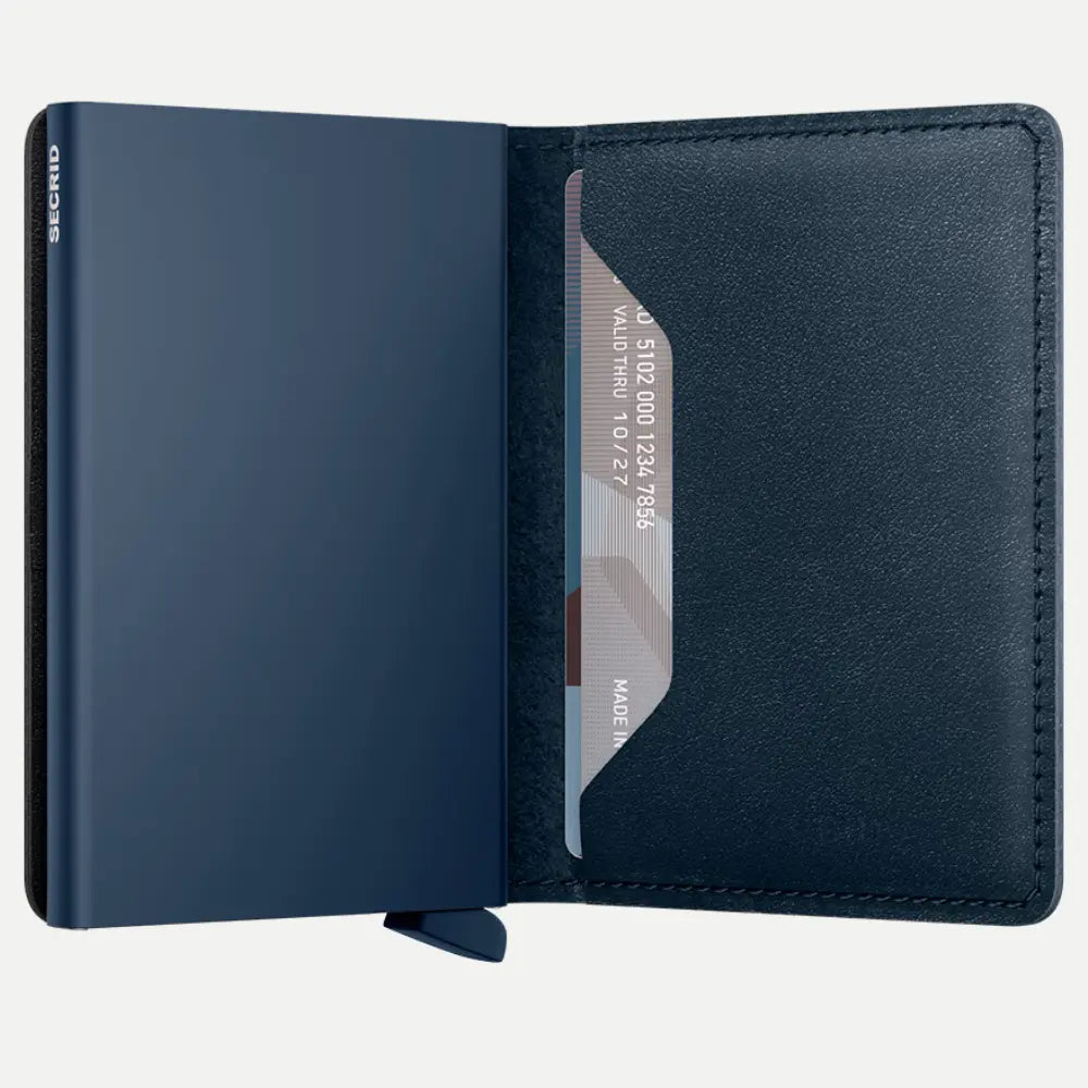 Slimwallet - Original Navy et Navy - Secrid - détail 2