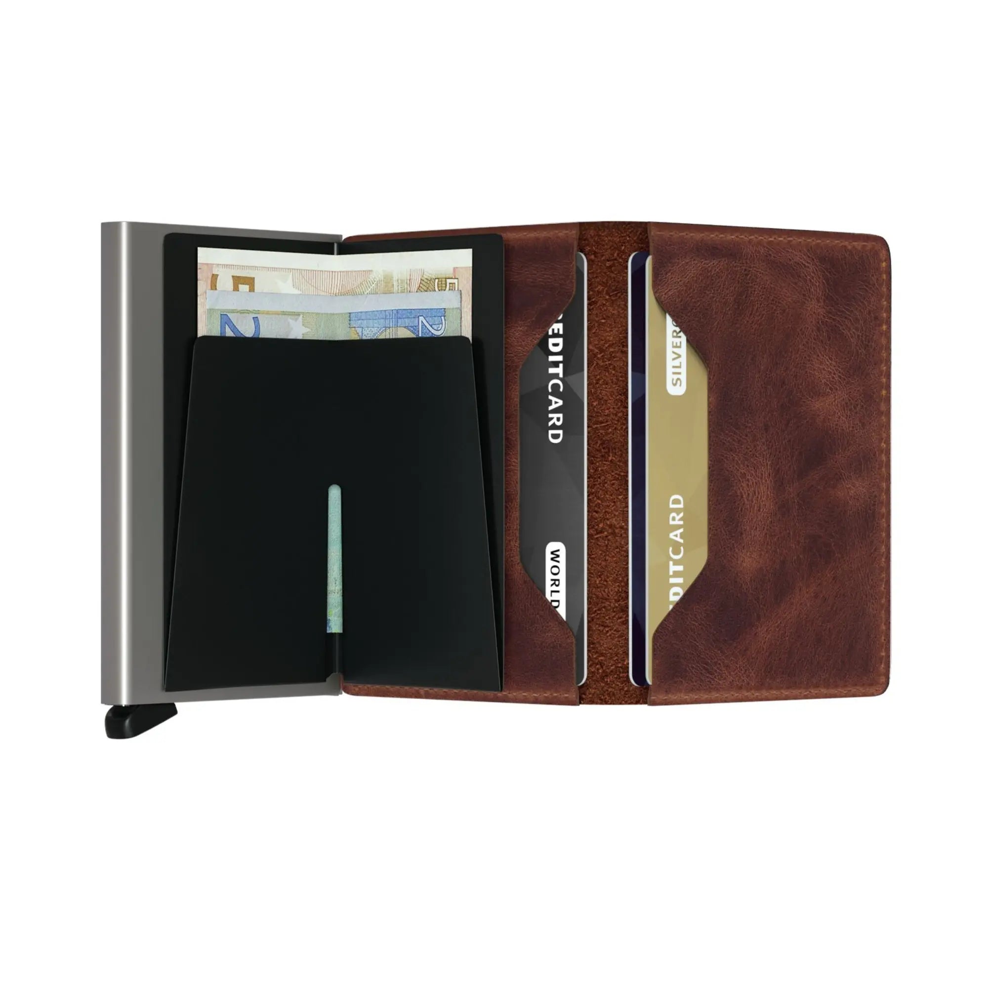 SLIMWALLET - VINTAGE BROWN