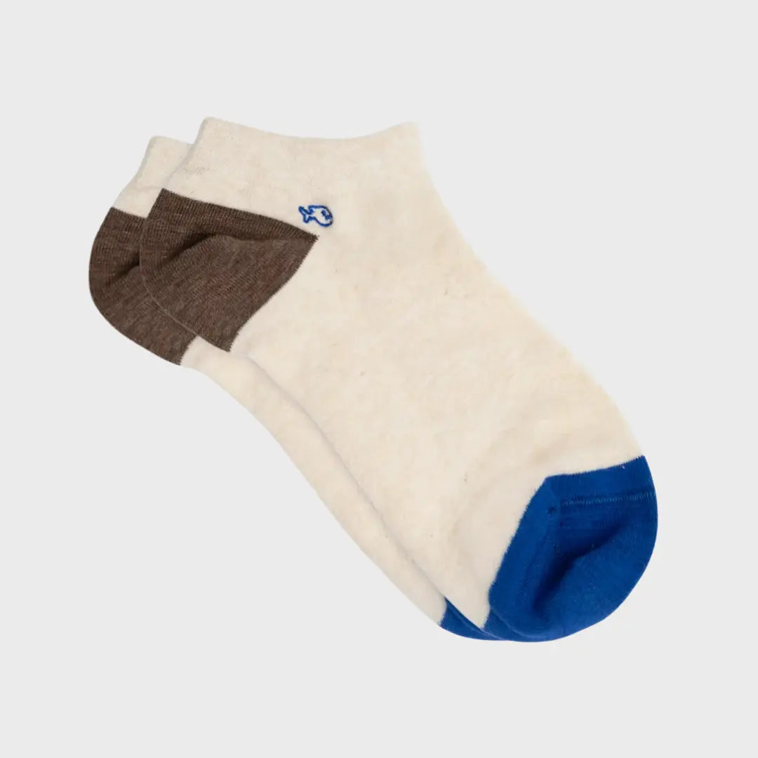 Socquettes Unies - Beige Chiné