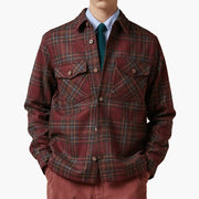 VESTE SURCHEMISE BURGUNDY