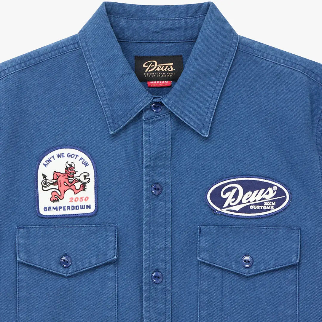 SURCHEMISE NOMAD - MECHANIC BLUE