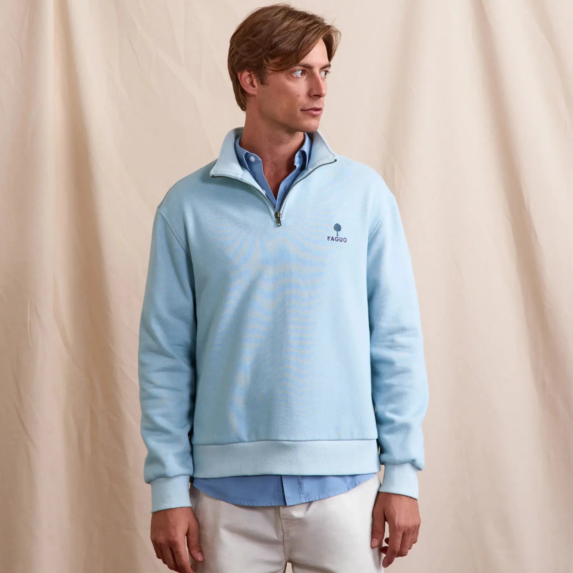 SWEAT AMBOISE BLEU CIEL