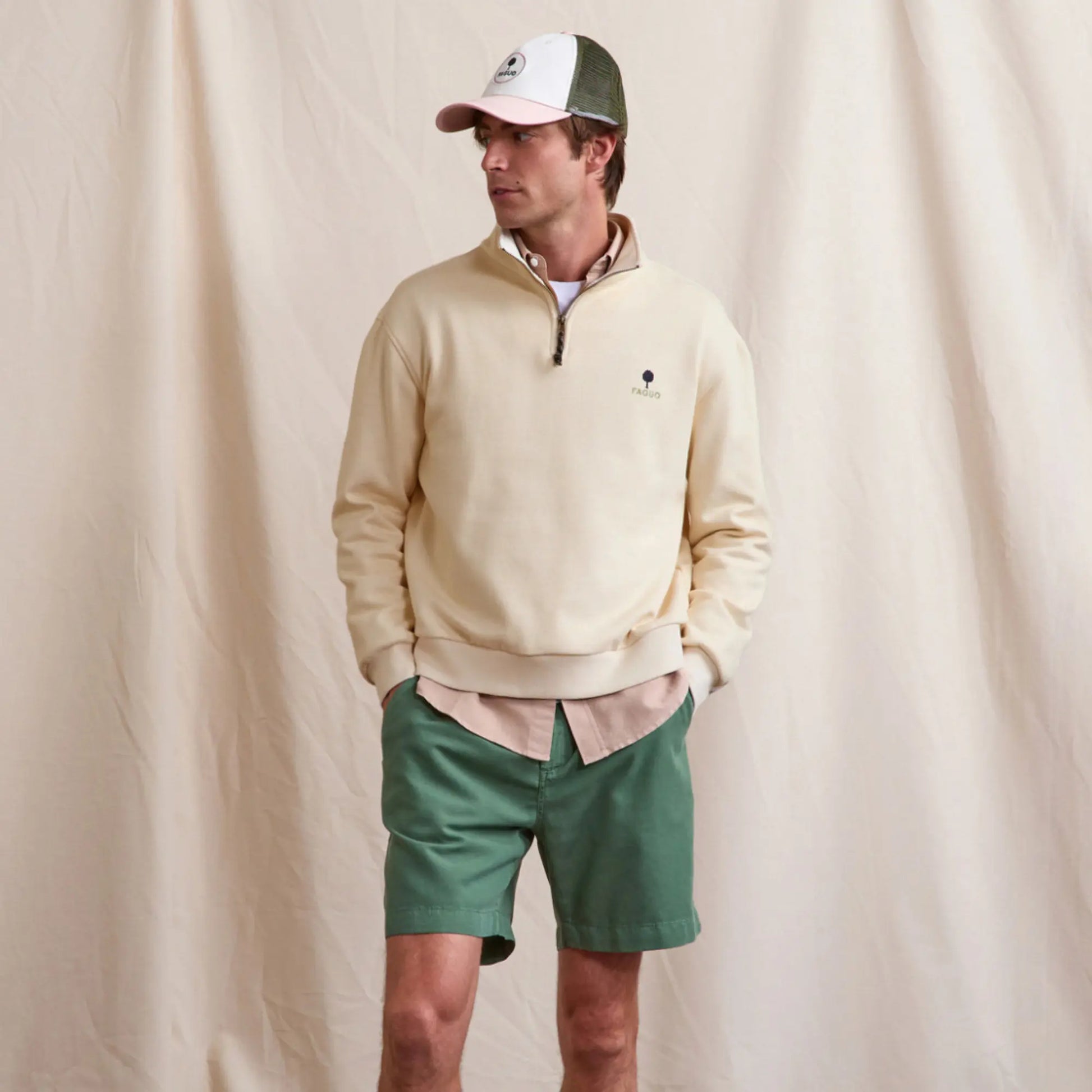 FAGUO -  SWEAT AMBOISE ÉCRU -  Klubb