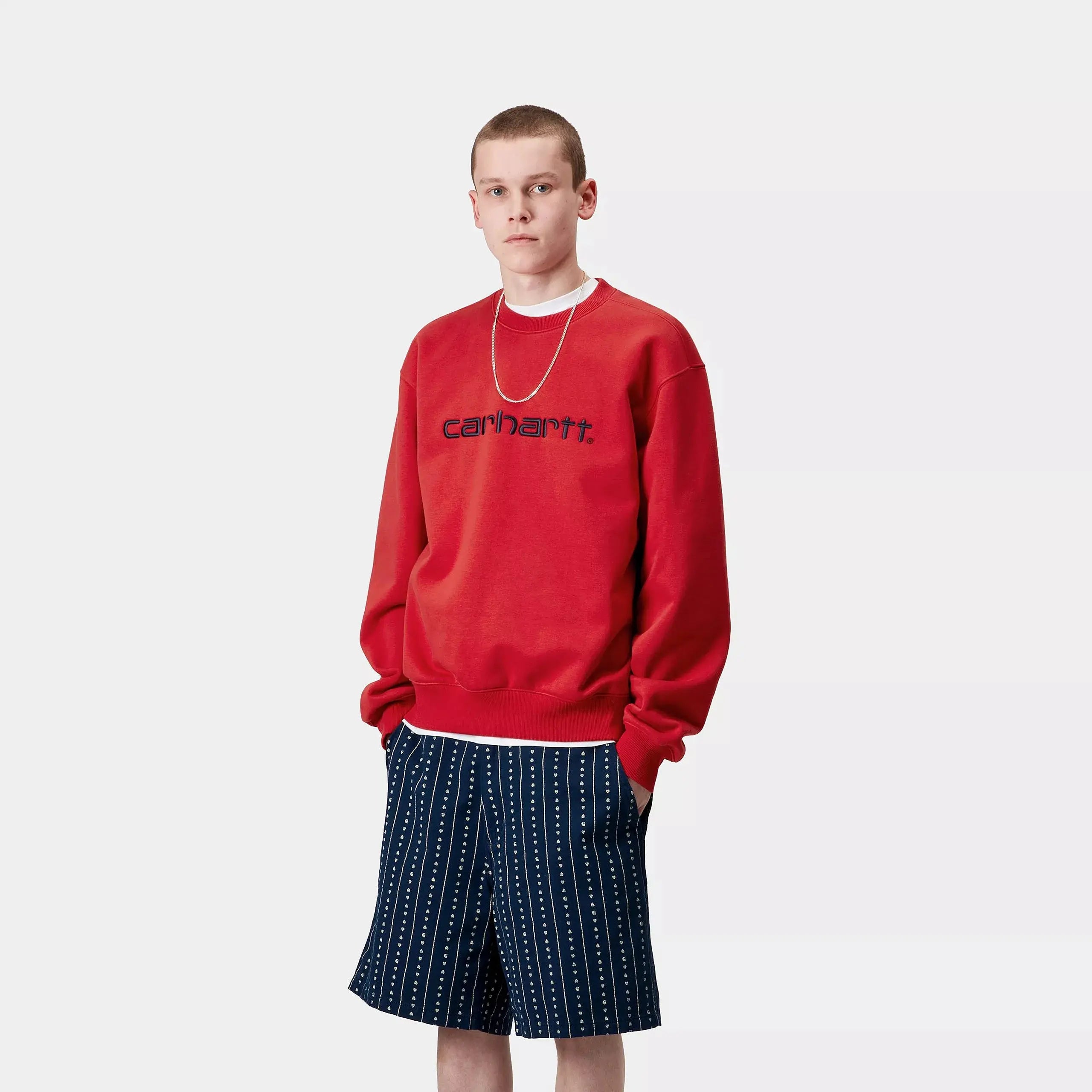 CARHARTT WIP -  SWEAT CARHARTT - CHERRY -  Klubb