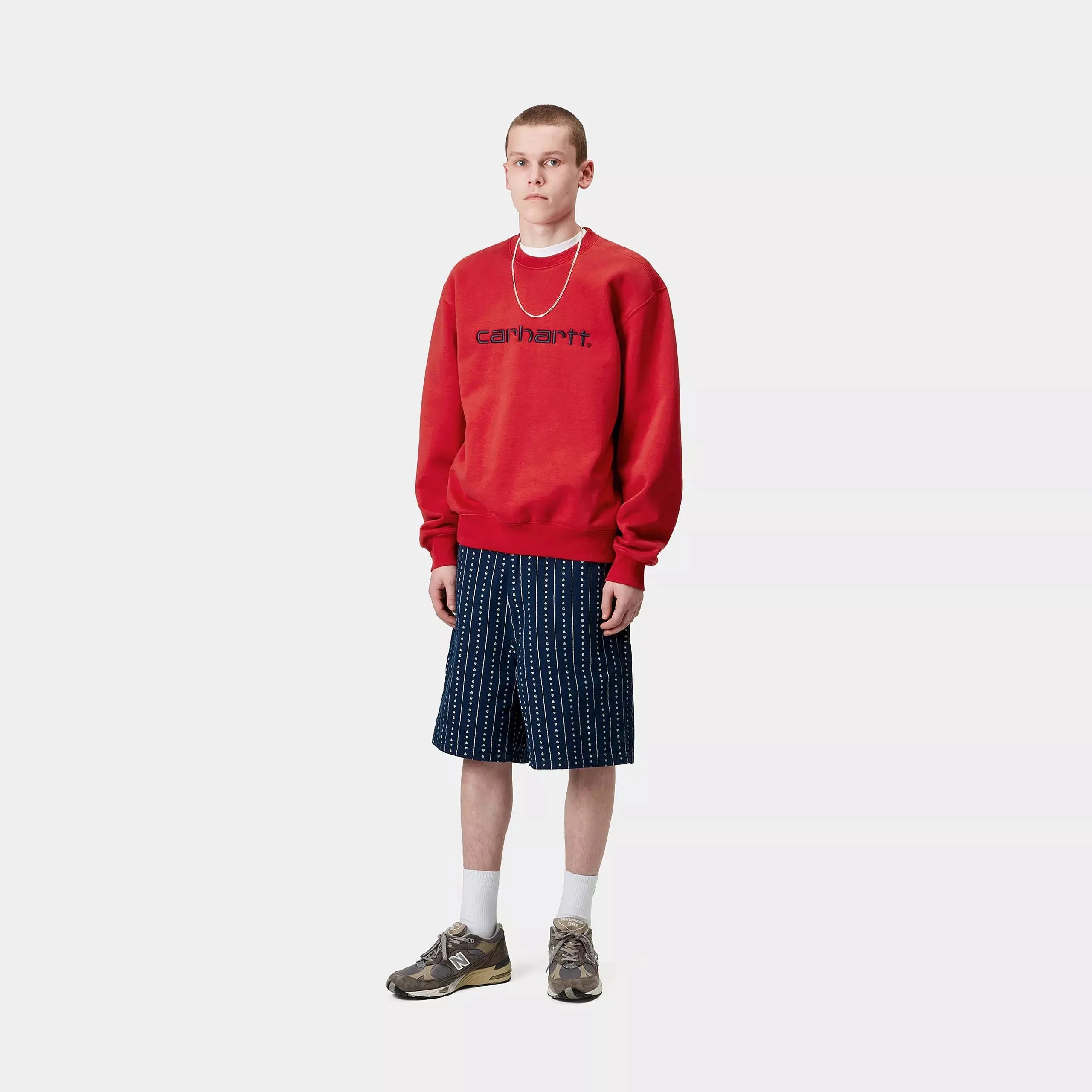 CARHARTT WIP -  SWEAT CARHARTT - CHERRY -  Klubb