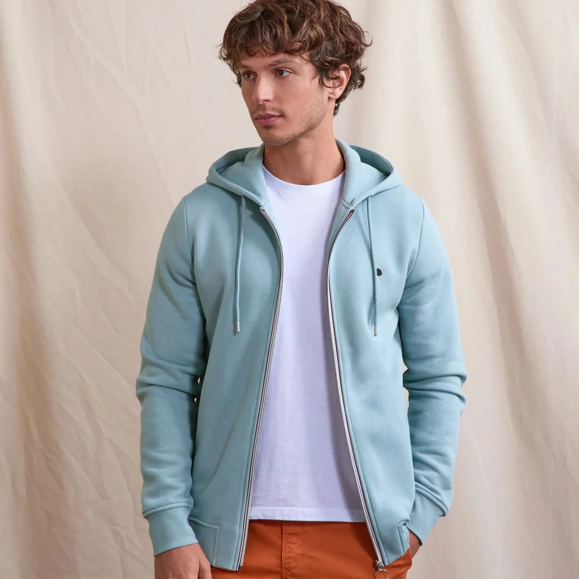 SWEAT MESNIL - BLEU GRISÉ