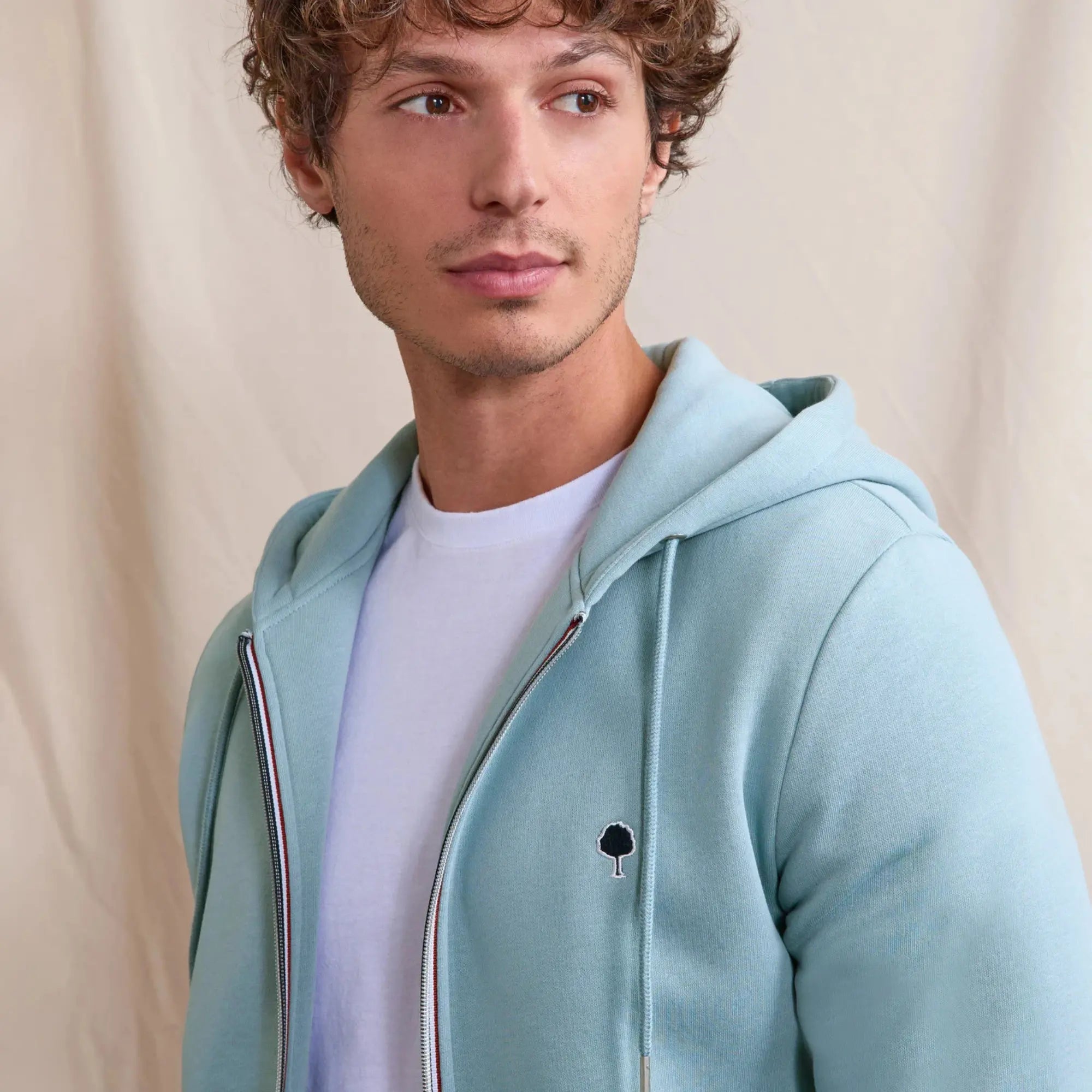 SWEAT MESNIL - BLEU GRISÉ