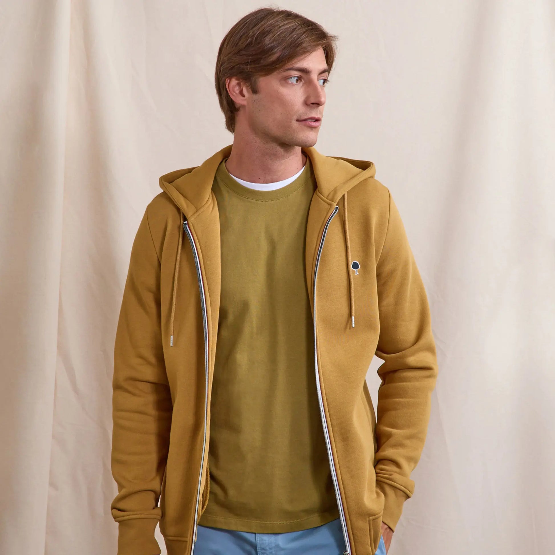 FAGUO -  SWEAT MESNIL - CAMEL -  Klubb