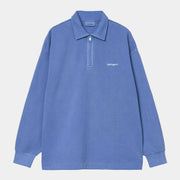 CARHARTT WIP -  SWEAT PIQUÉ SCRIPT BLEU -  Klubb