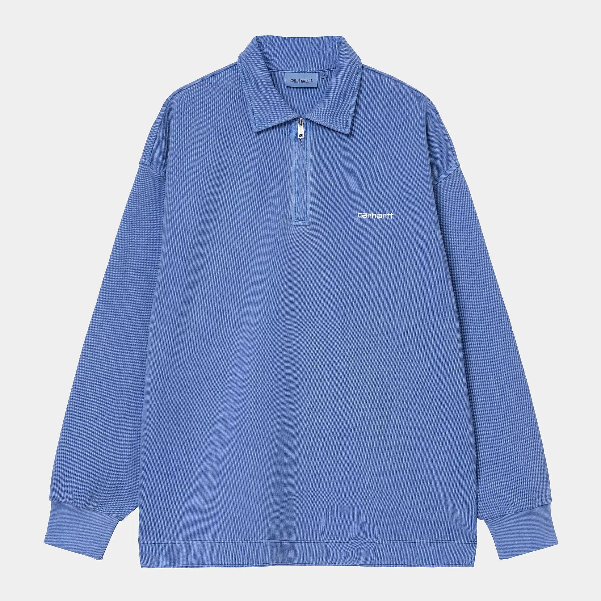 CARHARTT WIP -  SWEAT PIQUÉ SCRIPT BLEU -  Klubb
