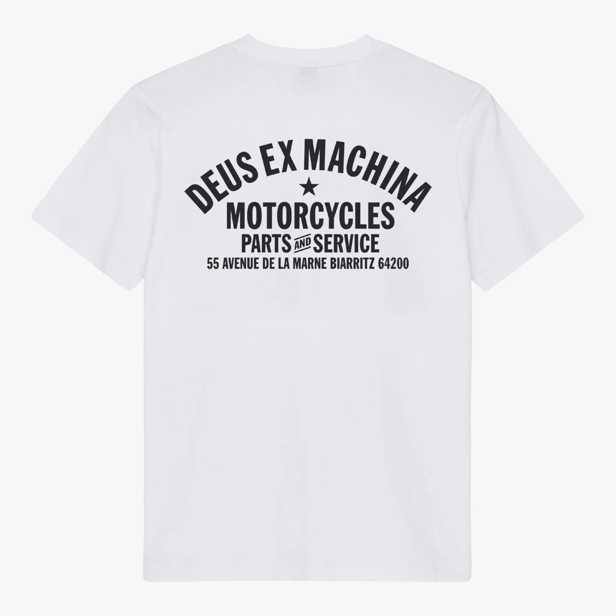 T-SHIRT BIARRITZ ADRESS BLANC