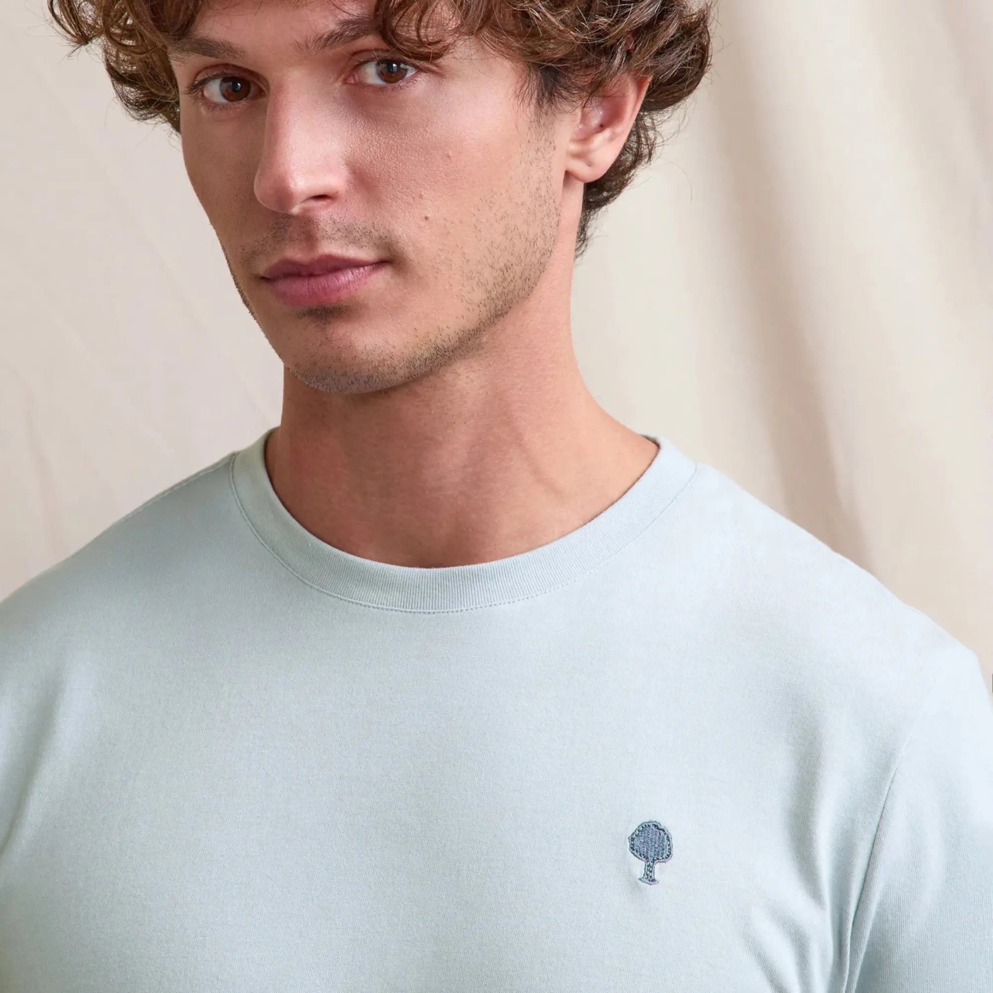 T-SHIRT ARCY BLEU GRISÉ