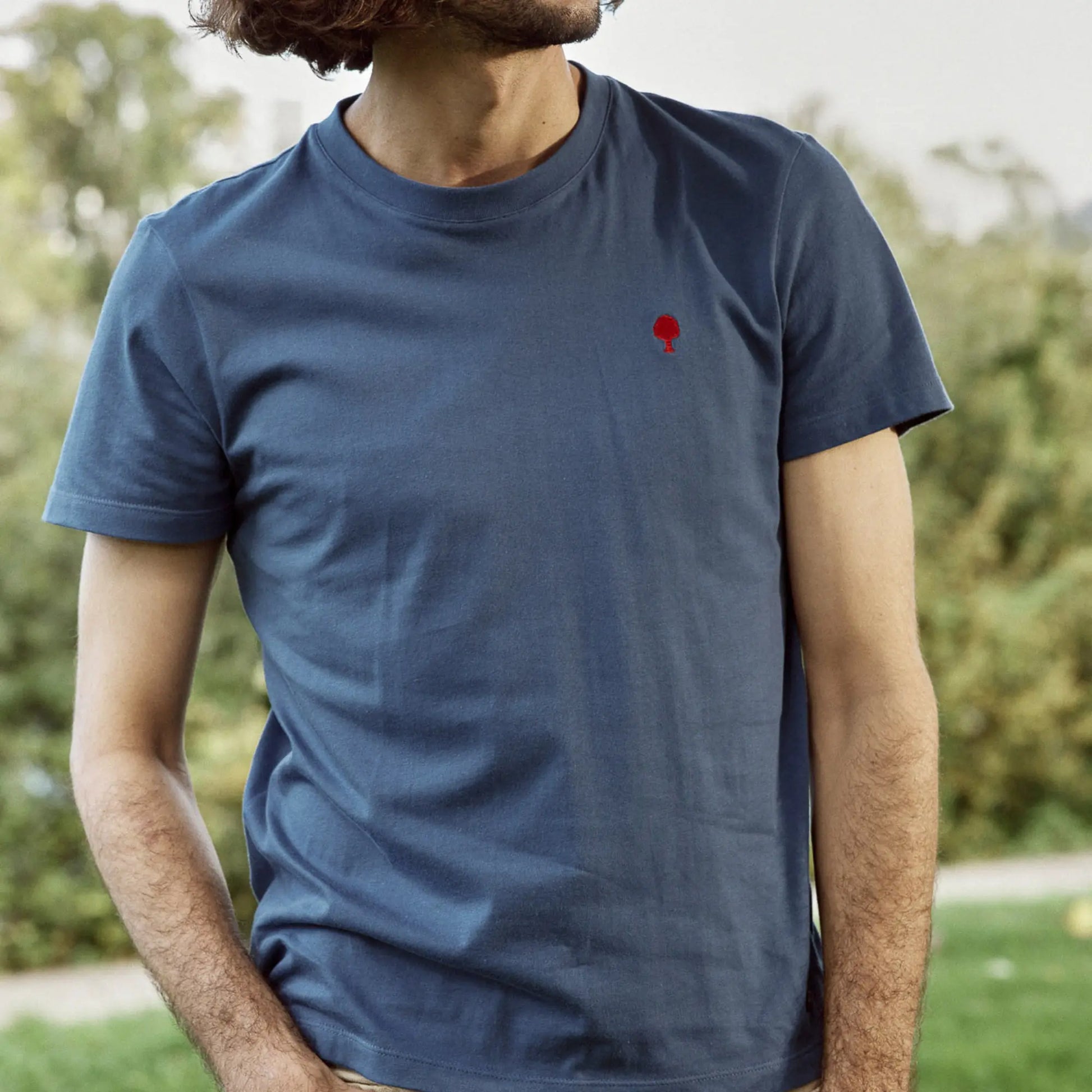 T-shirt Arcy Bleu Marine - Faguo - détail 2