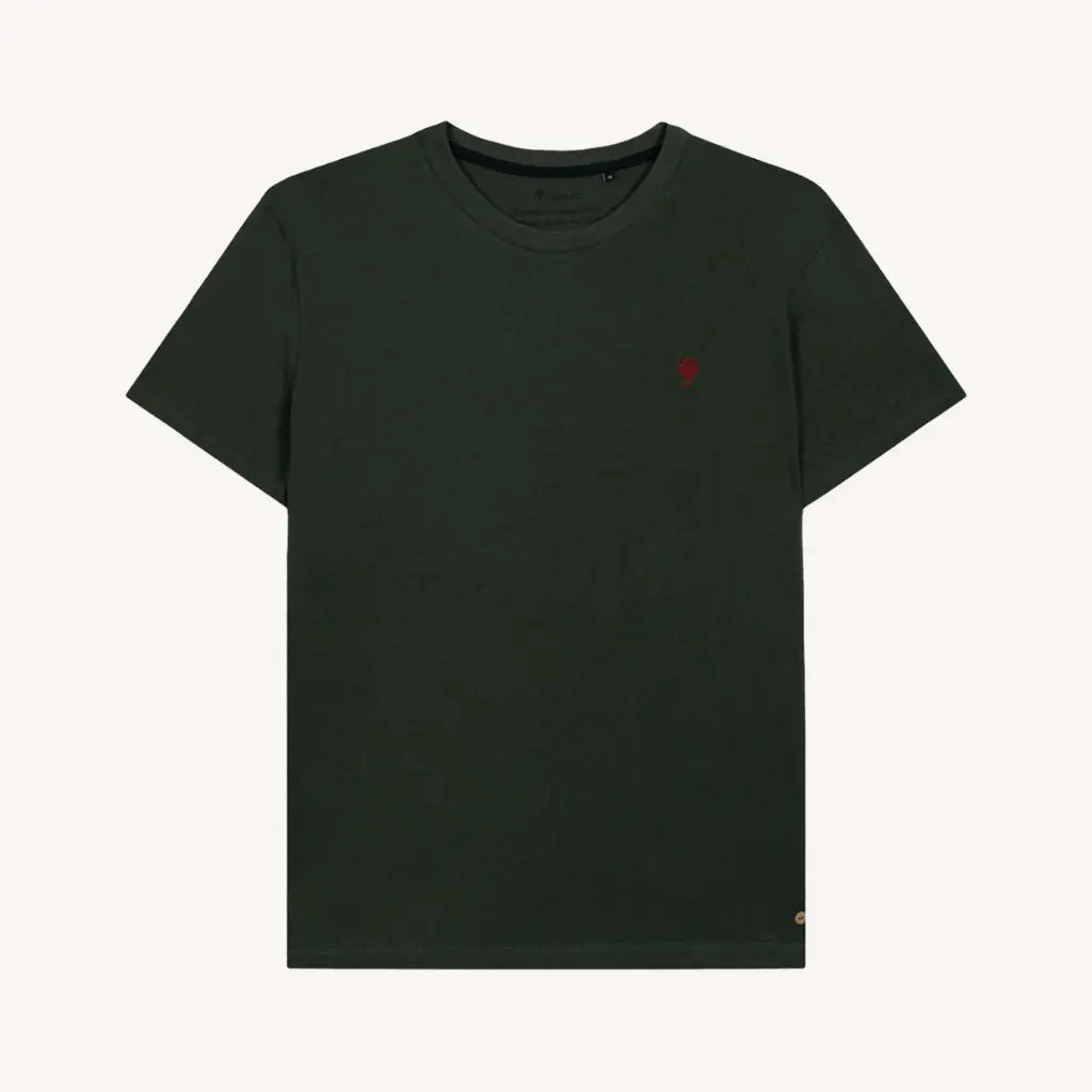FAGUO -  T-SHIRT ARCY VERT FONCÉ -  Klubb