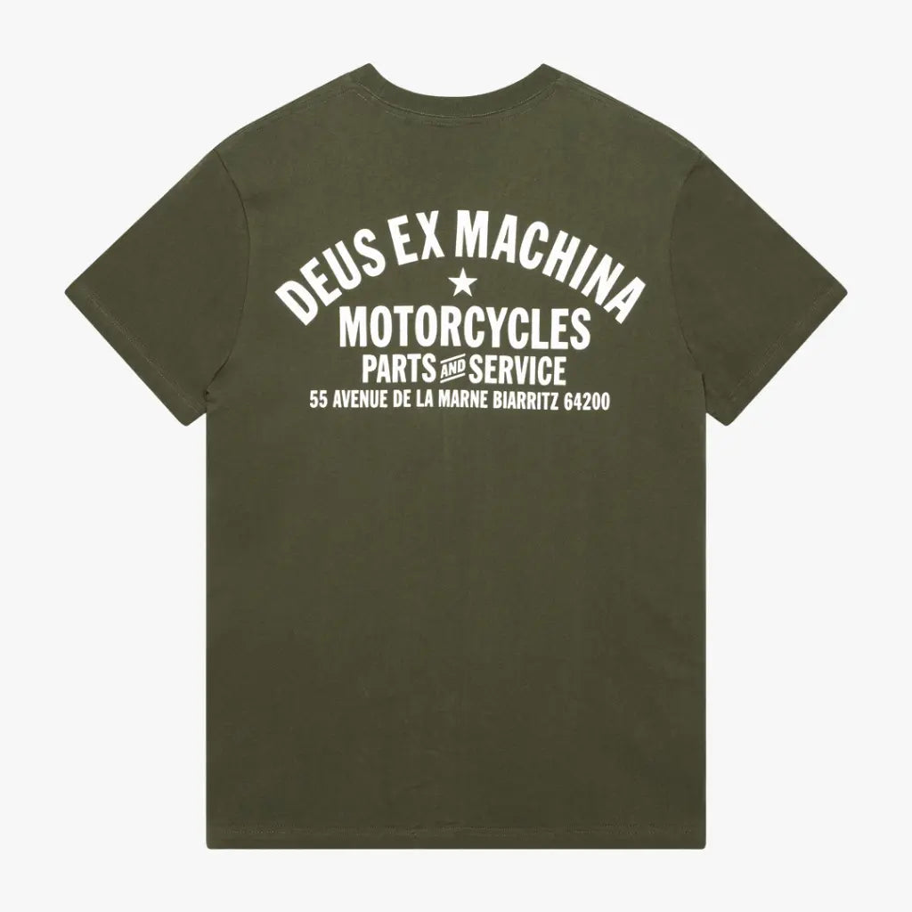 DEUS EX MACHINA -  T-SHIRT BIARRITZ ADRESS CYPRESS -  Klubb