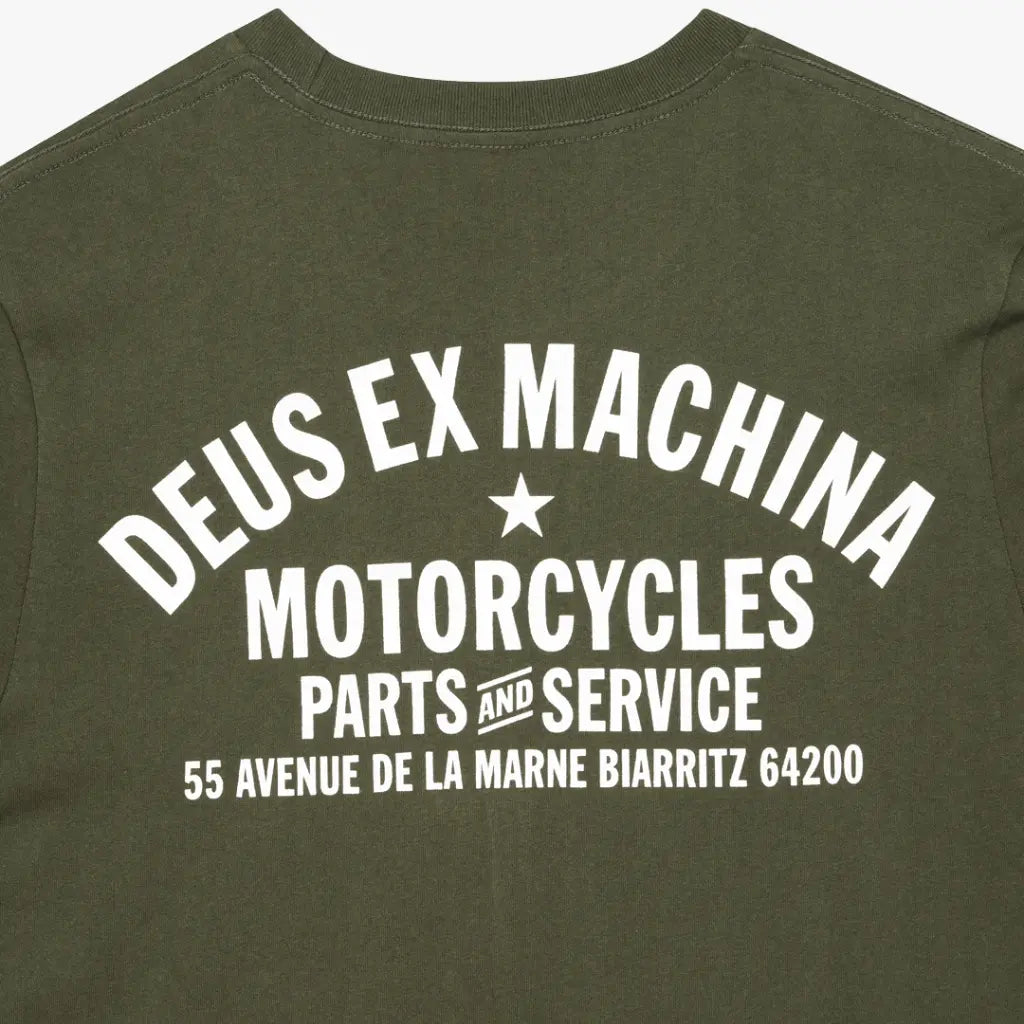 DEUS EX MACHINA -  T-SHIRT BIARRITZ ADRESS CYPRESS -  Klubb