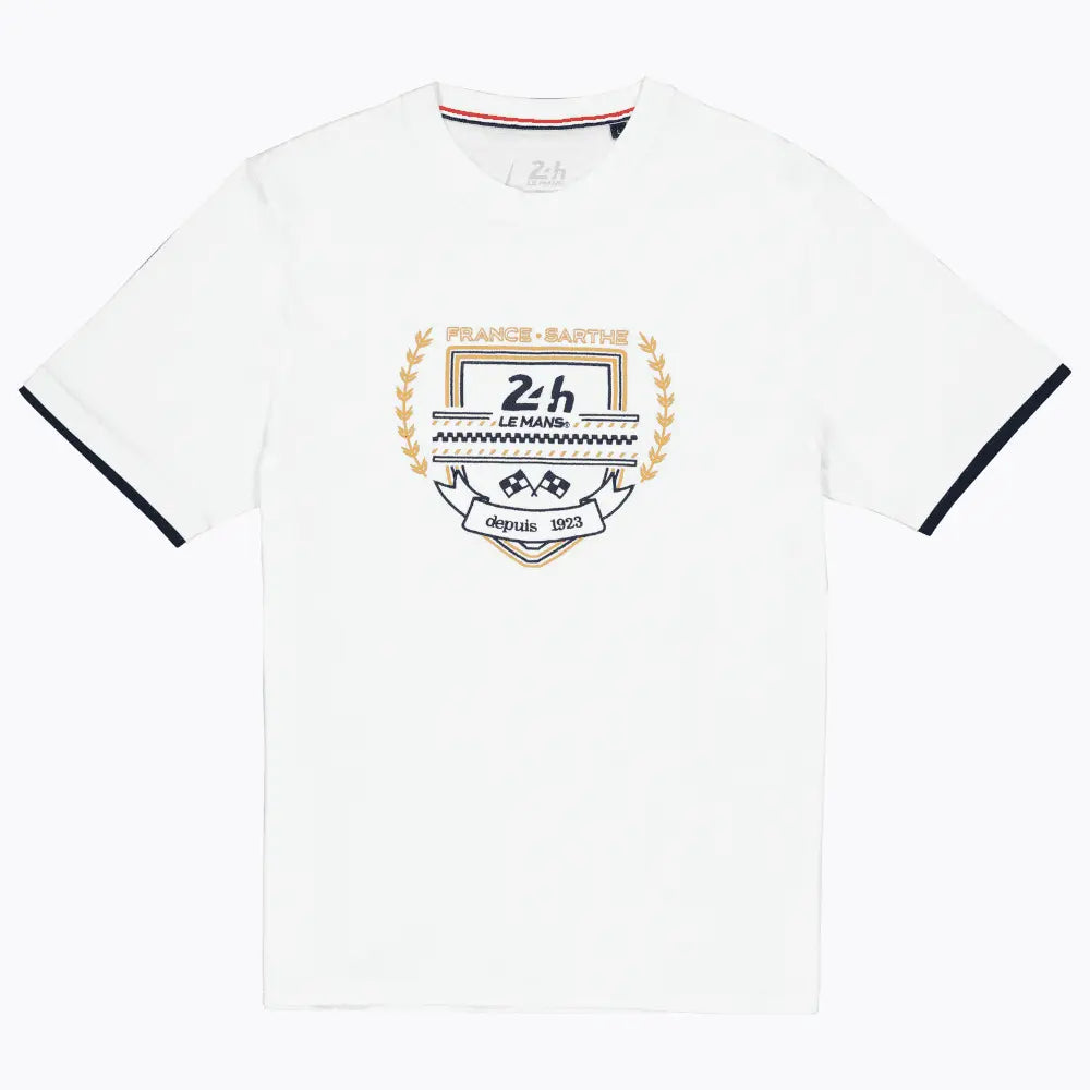 T-SHIRT BLANC BRODÉ
