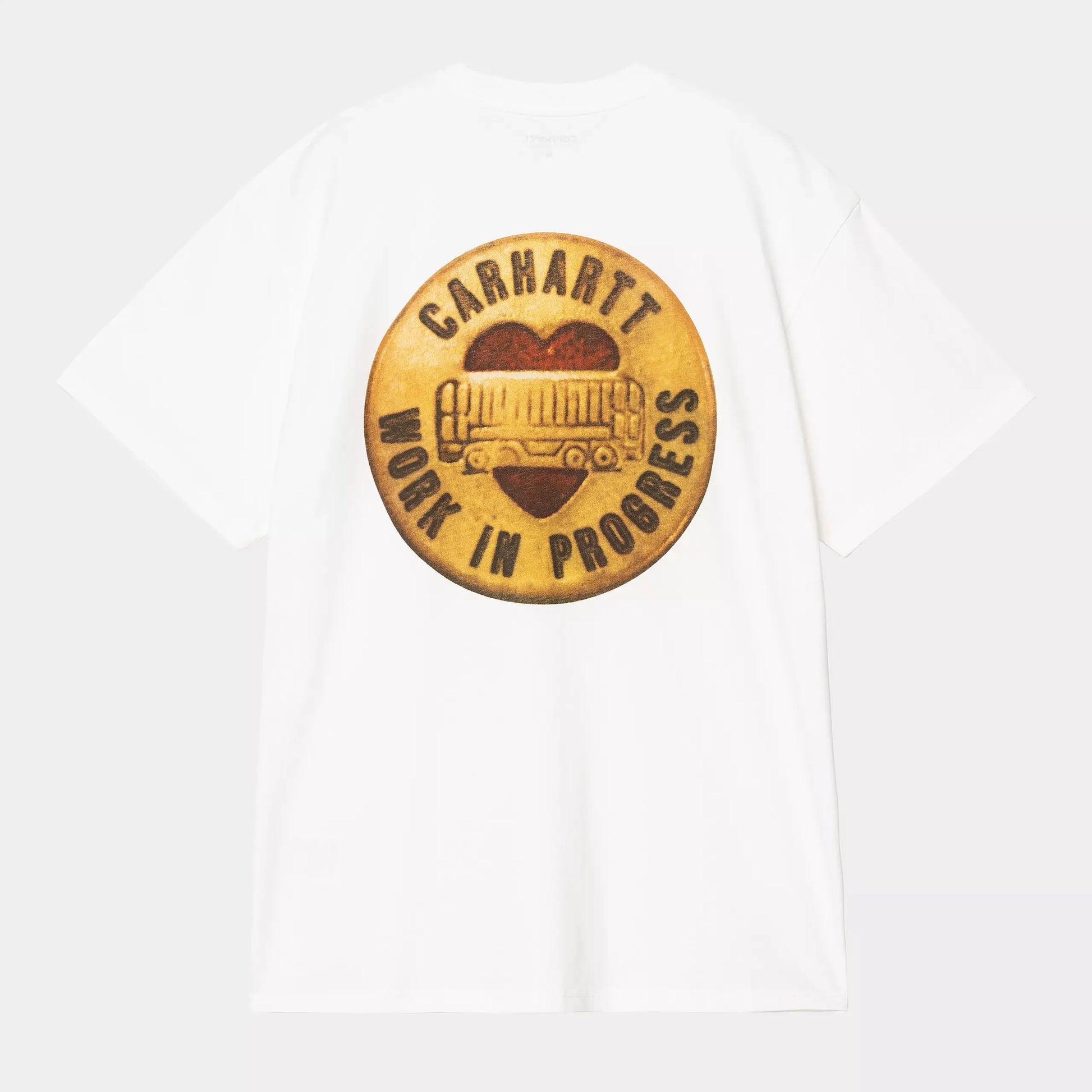 T-SHIRT BUTTON BLANC CARHARTT WIP -  Klubb