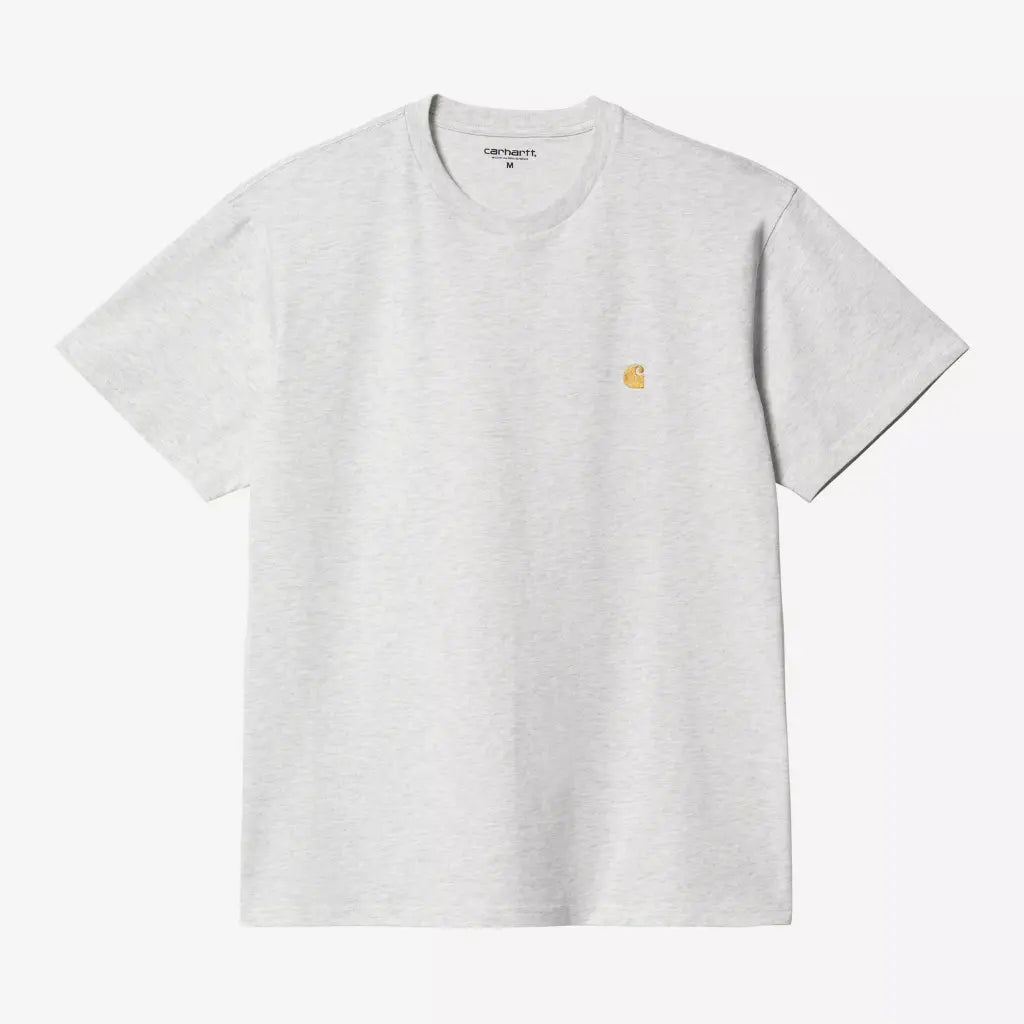 CARHARTT WIP -  T-SHIRT CHASE - ASH HEATHER -  Klubb