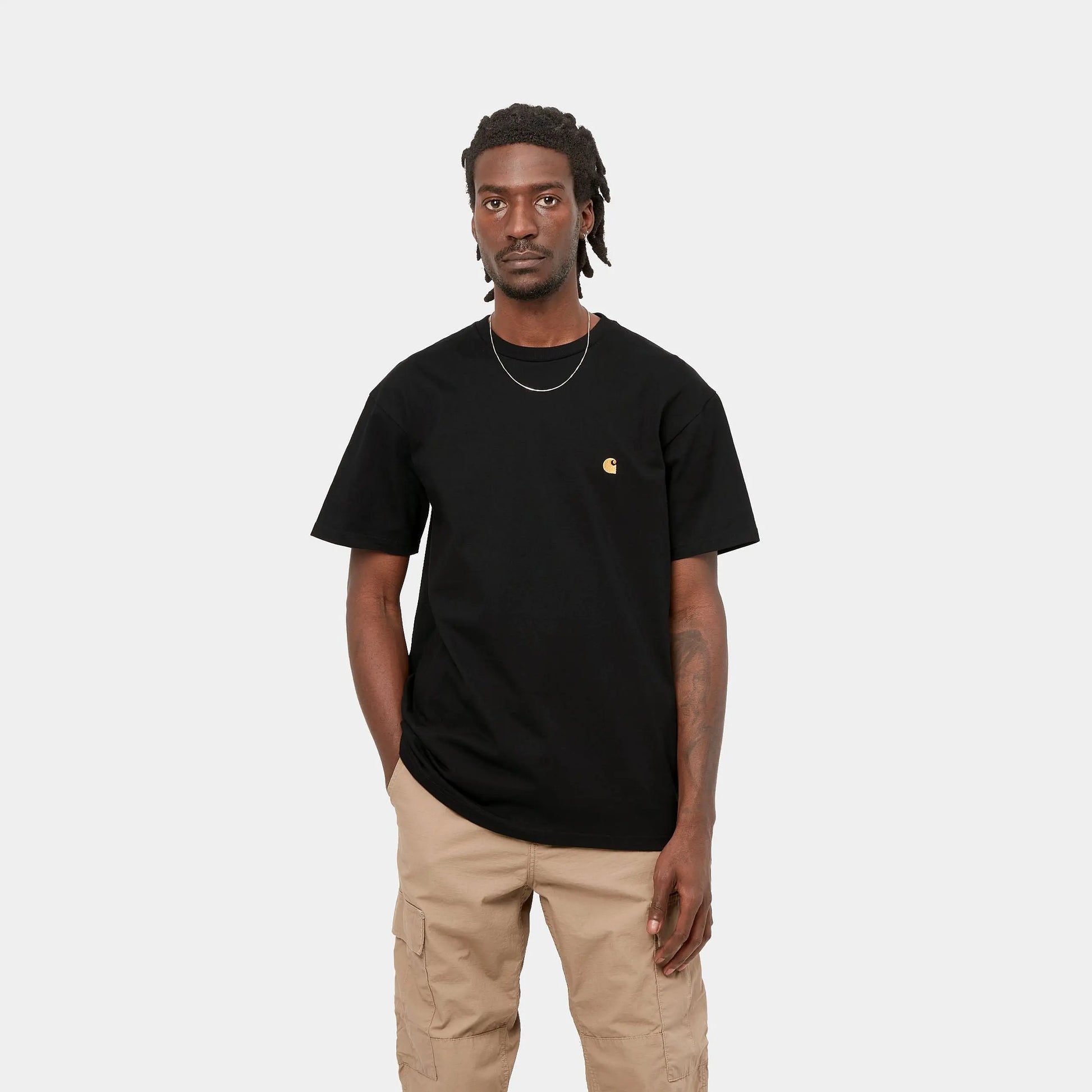 T-SHIRT CHASE - NOIR CARHARTT WIP -  Klubb