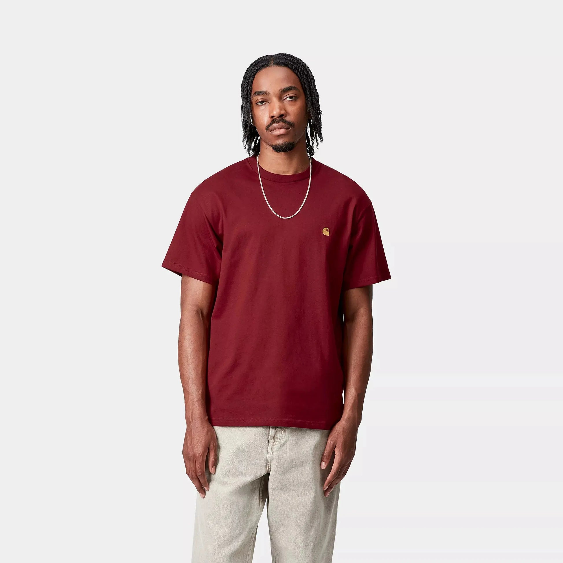CARHARTT WIP -  T-SHIRT CHASE - SCARLET -  Klubb