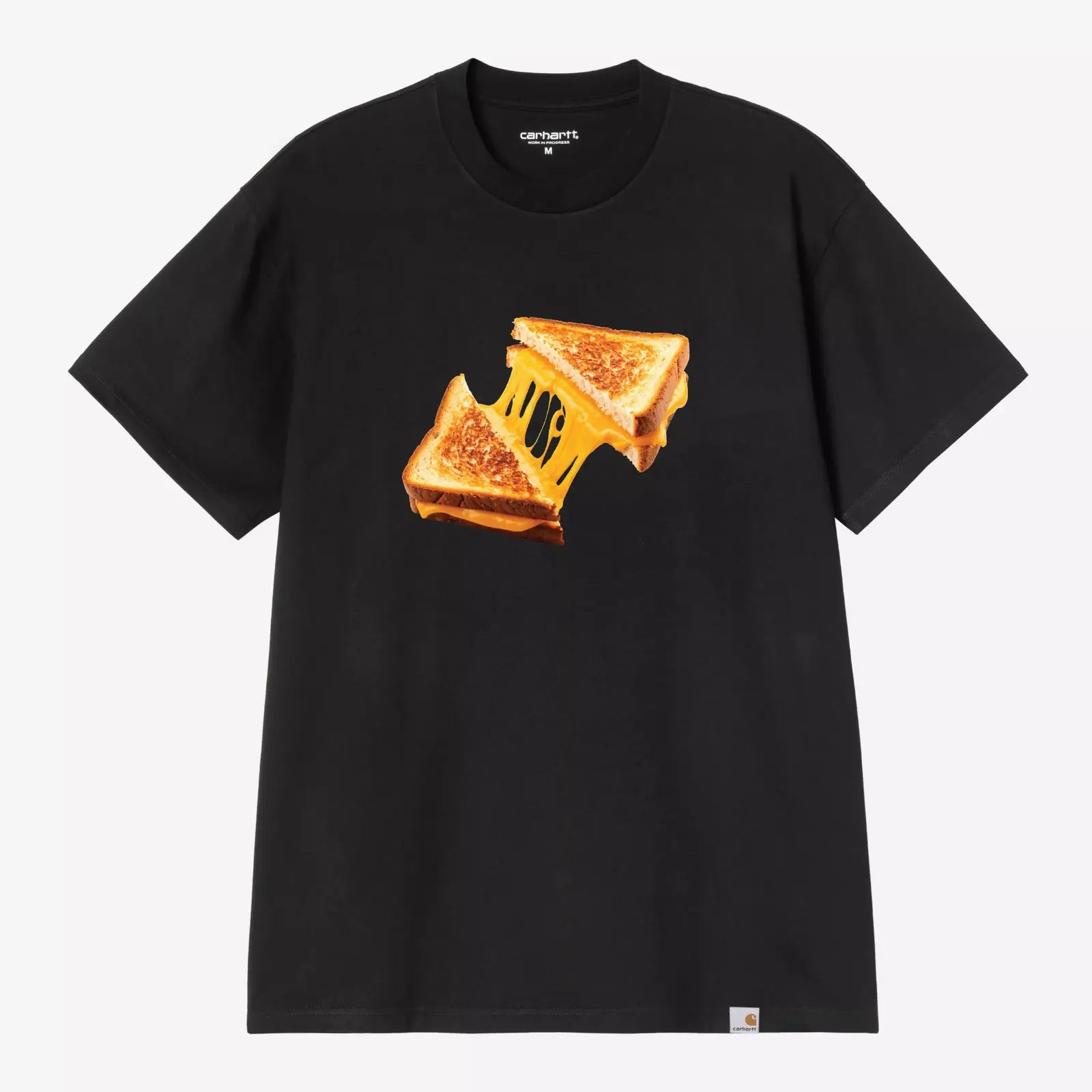 T-shirt Cheese Toast Carhartt WIP noir coton bio - imprimé graphique poitrine
