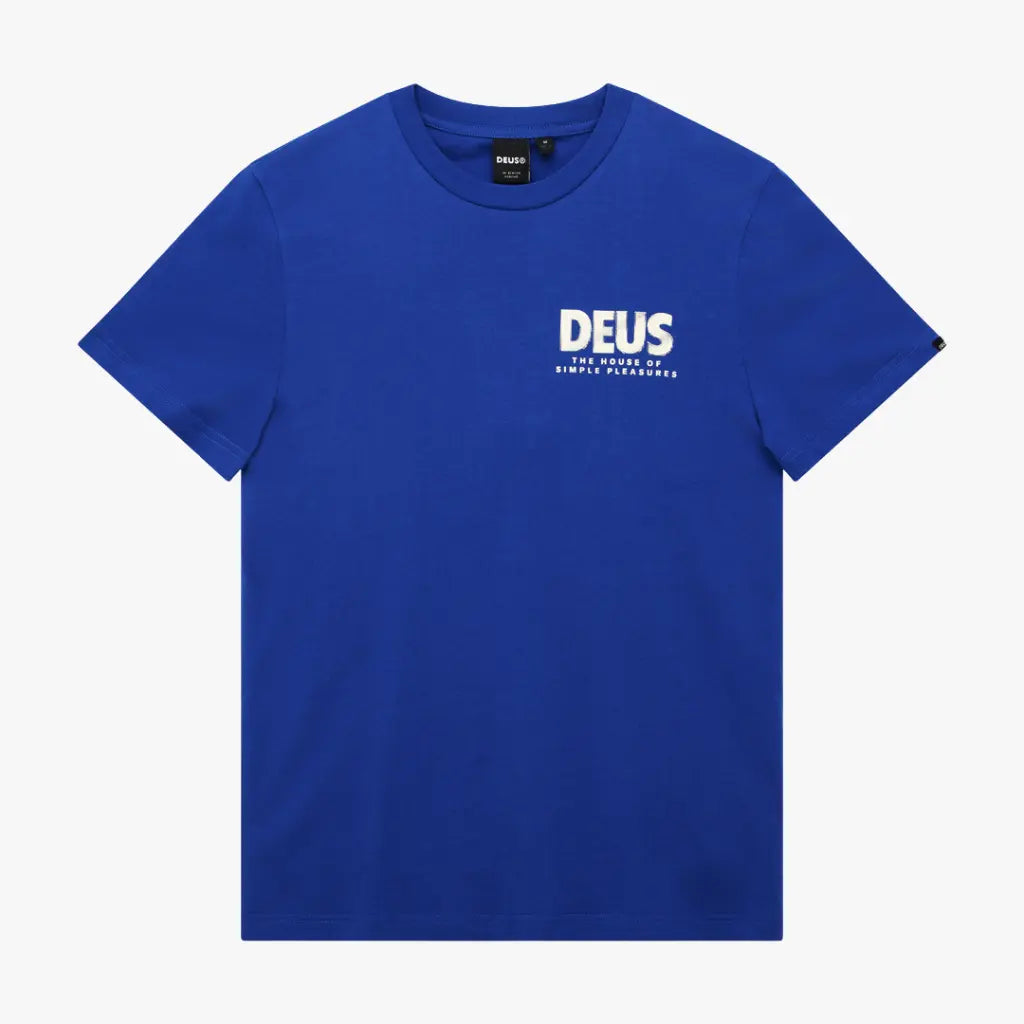 DEUS EX MACHINA -  T-SHIRT CHROMIUM BLEU -  Klubb