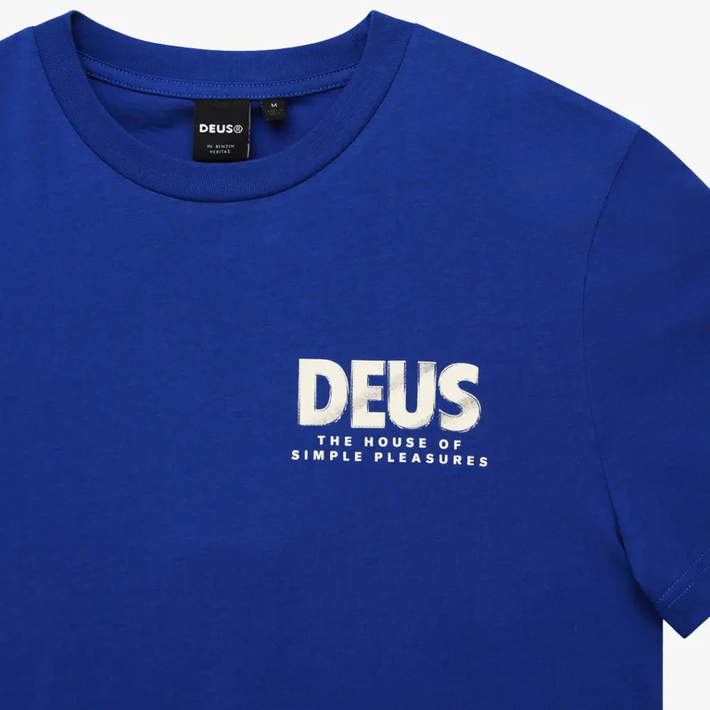 DEUS EX MACHINA -  T-SHIRT CHROMIUM BLEU -  Klubb