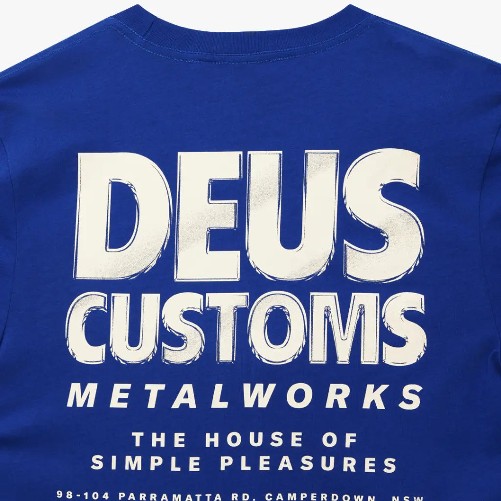DEUS EX MACHINA -  T-SHIRT CHROMIUM BLEU -  Klubb