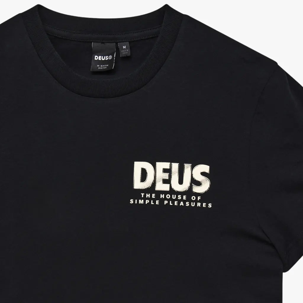 DEUS EX MACHINA -  T-SHIRT CHROMIUM NOIR -  Klubb