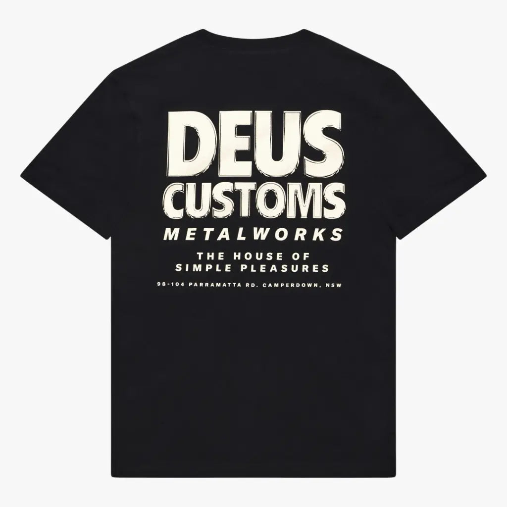DEUS EX MACHINA -  T-SHIRT CHROMIUM NOIR -  Klubb