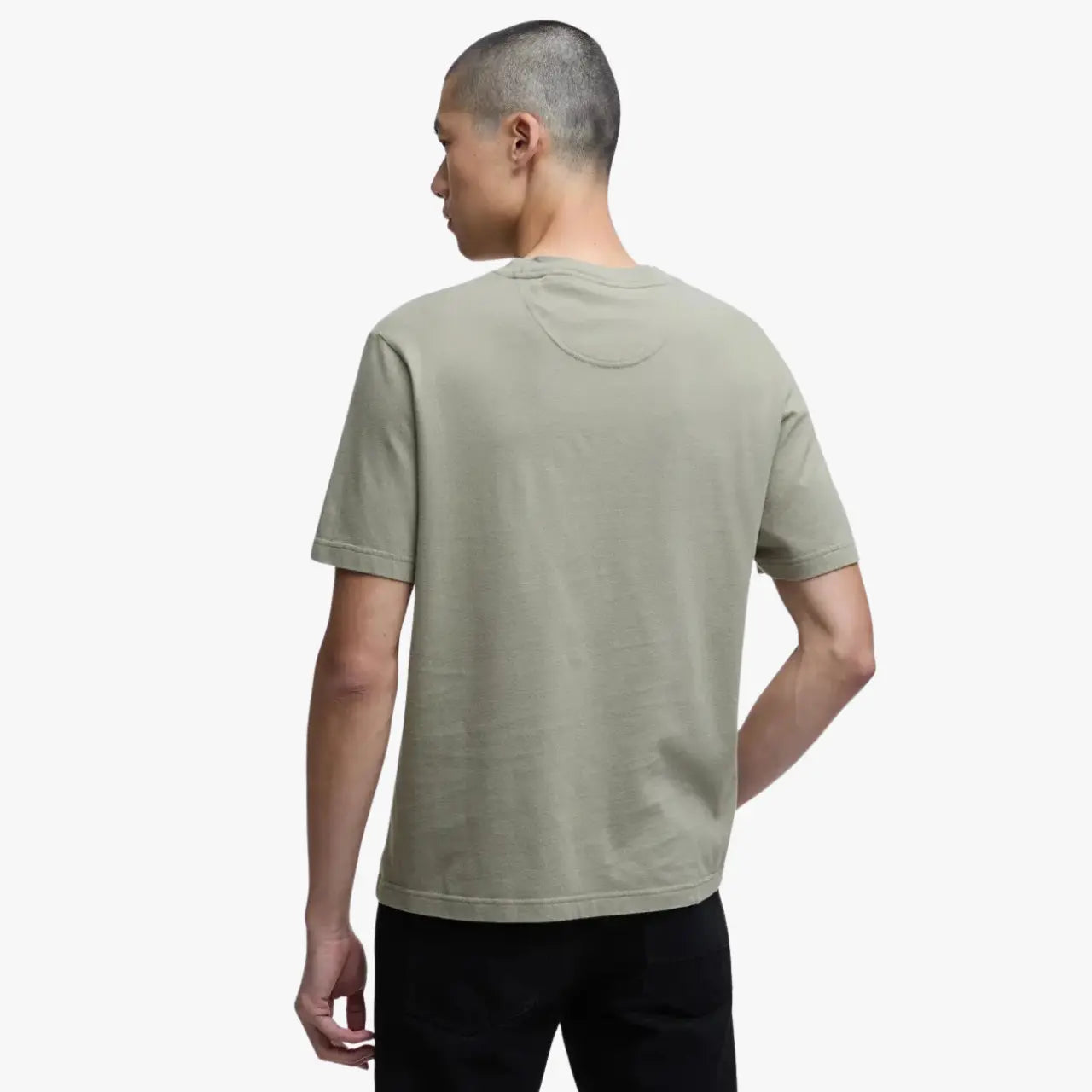 BARBOUR INTERNATIONAL -  T-SHIRT COSTER STEVE MCQUEEN OLIVE -  Klubb