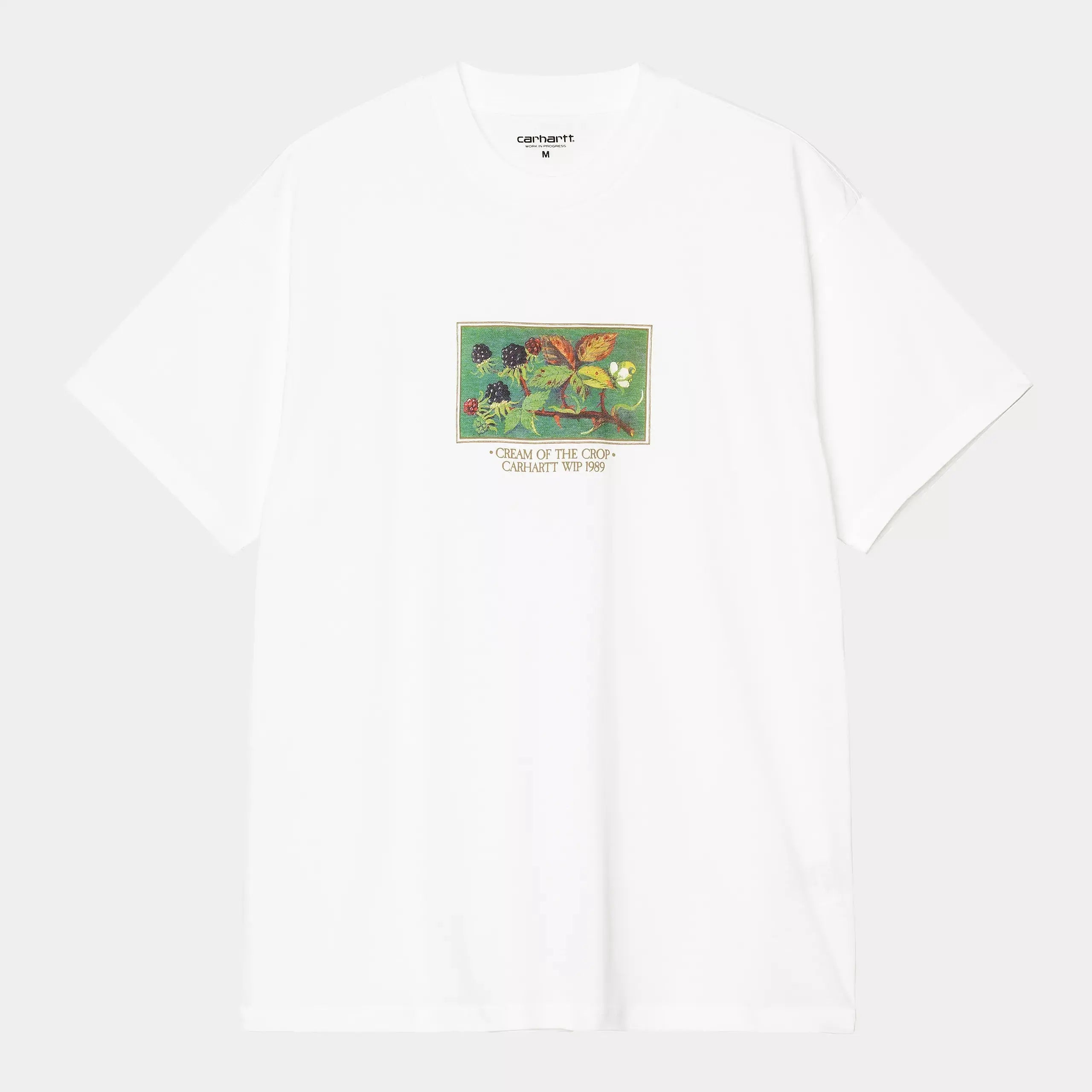 CARHARTT WIP -  T-SHIRT CREAM OF THE CROP BLANC -  Klubb
