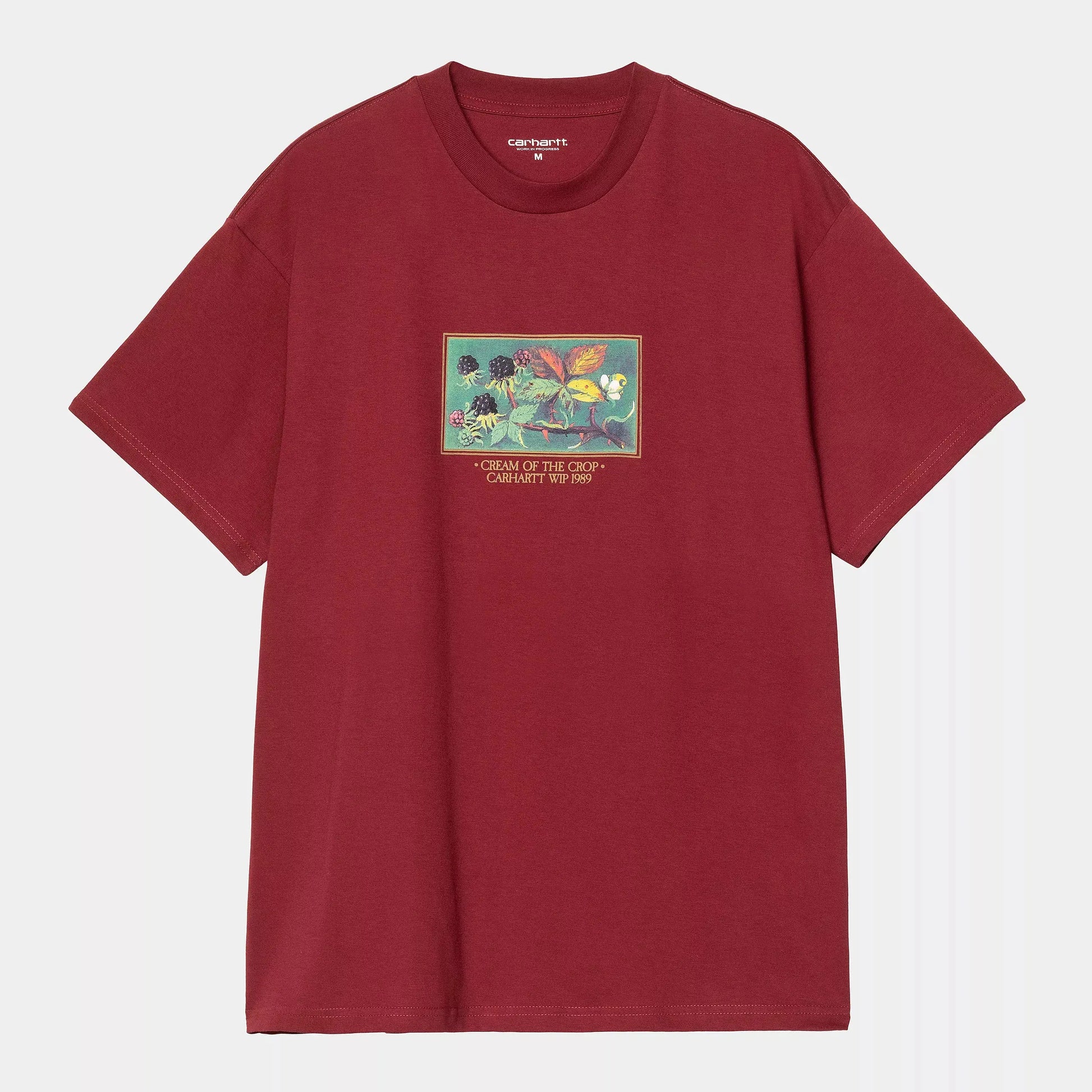 CARHARTT WIP -  T-SHIRT CREAM OF THE CROP SCARLET -  Klubb