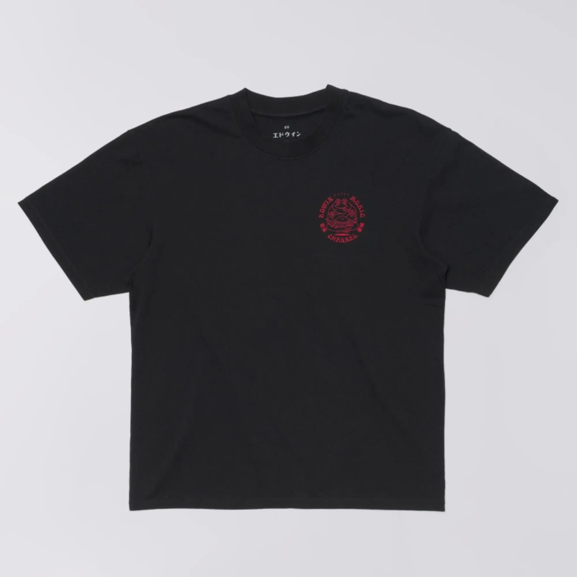 T-SHIRT EDWIN MUSIC CHANNEL - NOIR