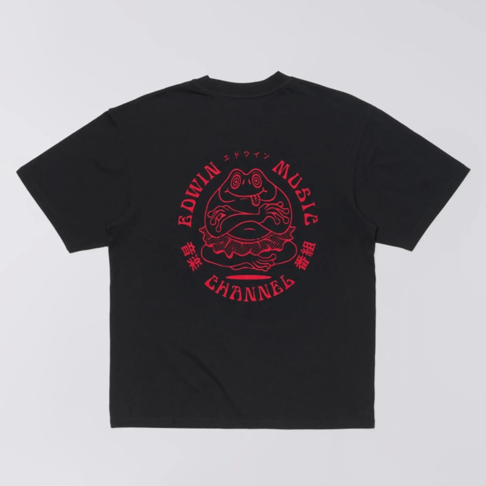 T-SHIRT EDWIN MUSIC CHANNEL - NOIR