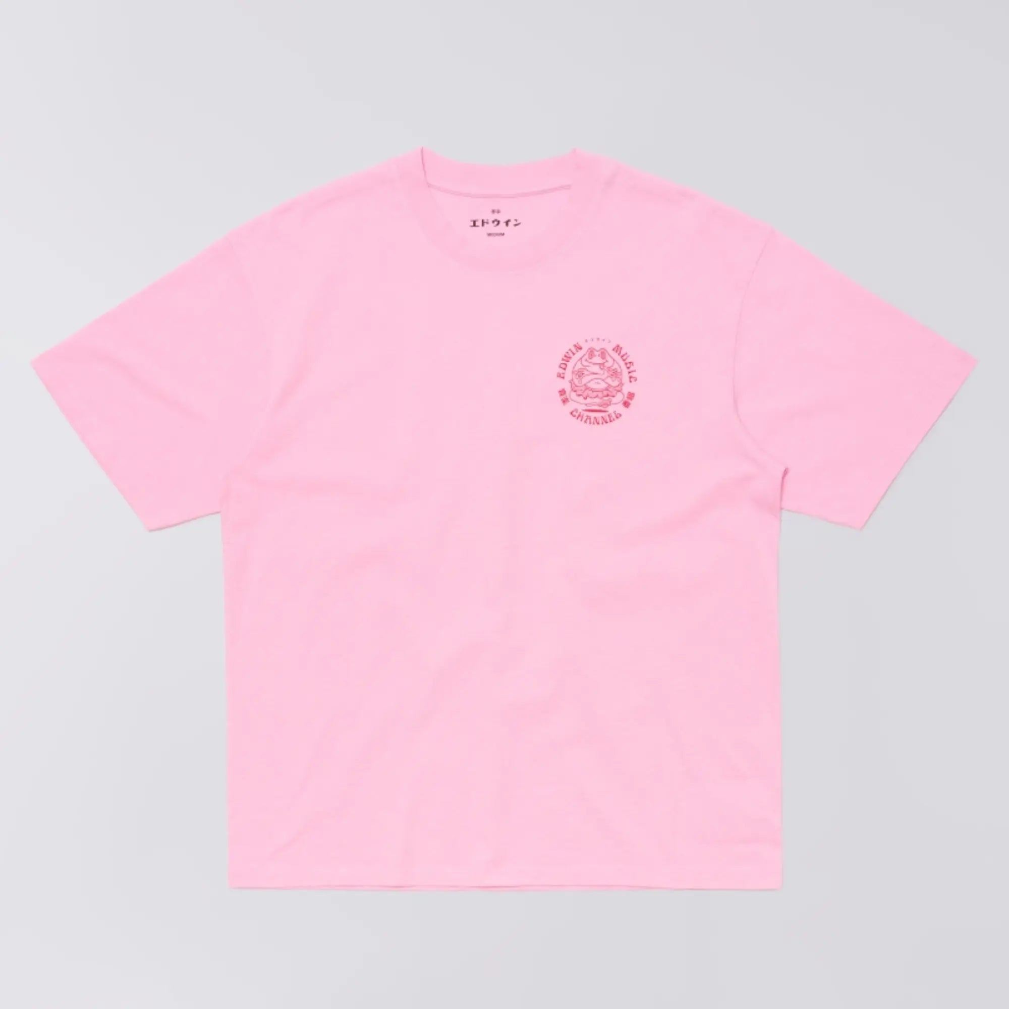 T-SHIRT EDWIN MUSIC CHANNEL - ROSE