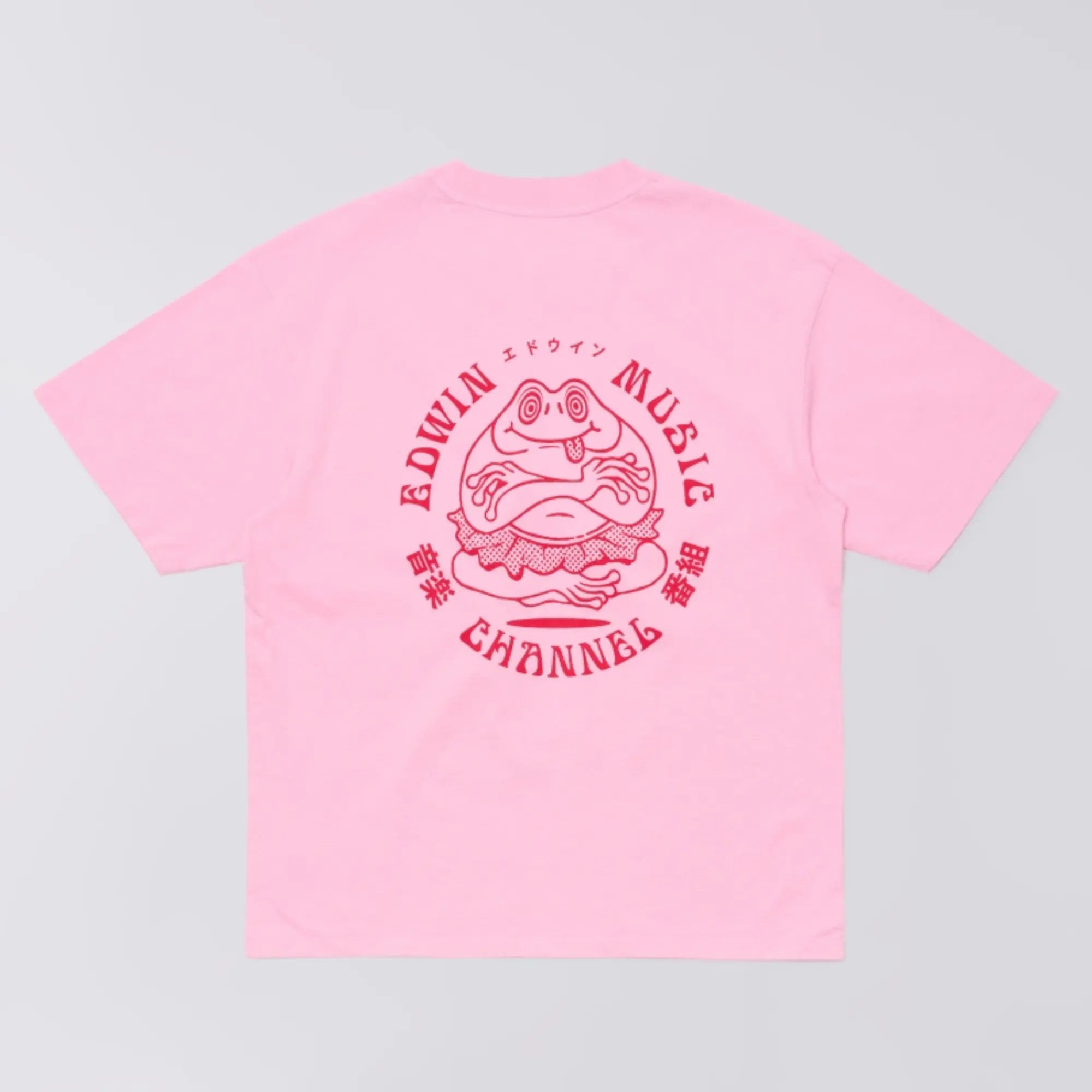 T-SHIRT EDWIN MUSIC CHANNEL - ROSE