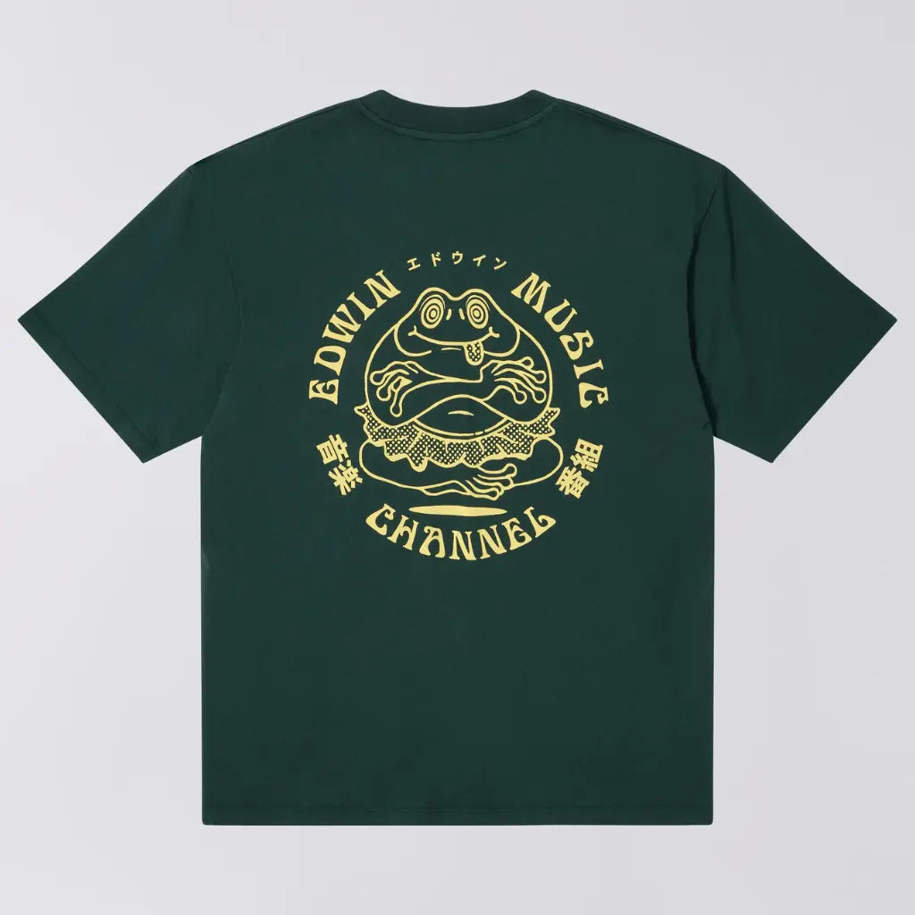 EDWIN -  T-SHIRT EDWIN MUSIC CHANNEL VERT -  Klubb